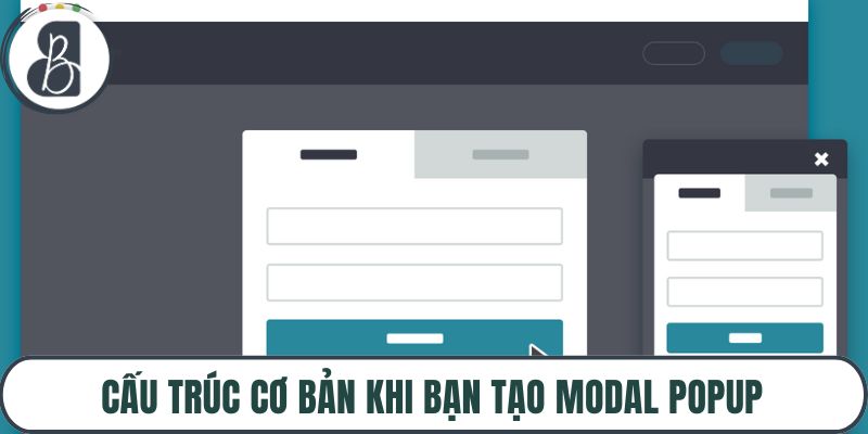 Cấu trúc cơ bản khi bạn tạo modal popup