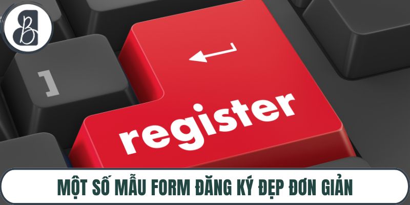 Một số mẫu form đăng ký đẹp đơn giản